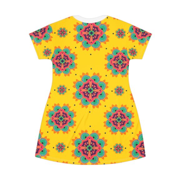 Mandala Print T-Shirt Dress – Relaxed Fit for Sunny Days - Image 3