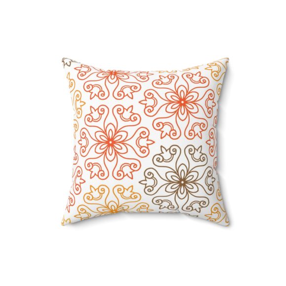 Bohemian Floral Square Pillow - Cozy Home Decor Accent - Image 4