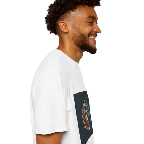 White 'House' Print Minimal Tee – Understated Style for Lounge Lovers - Image 7