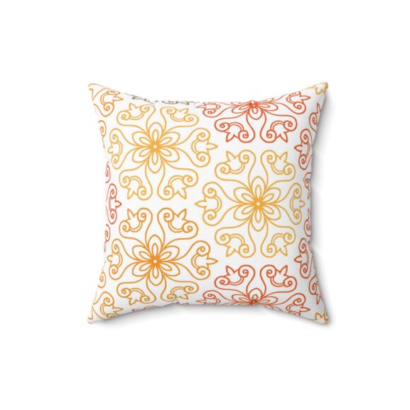 Bohemian Floral Square Pillow - Cozy Home Decor Accent - Image 5