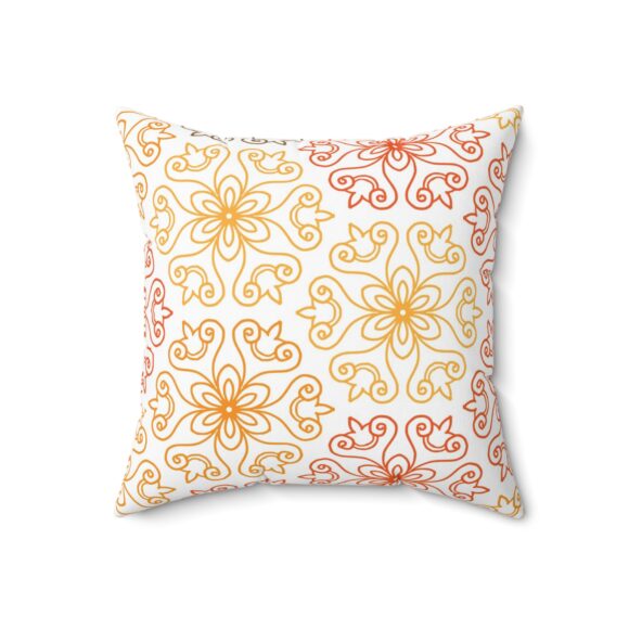 Bohemian Floral Square Pillow - Cozy Home Decor Accent - Image 8