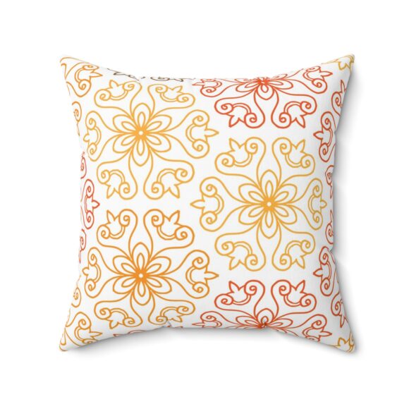 Bohemian Floral Square Pillow - Cozy Home Decor Accent - Image 11
