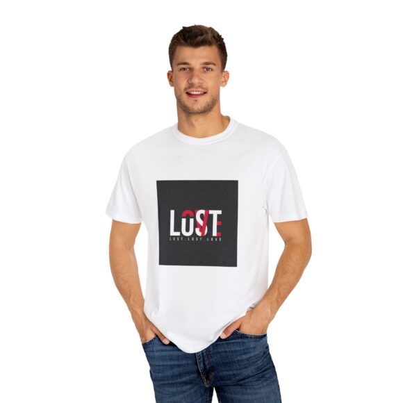 White 'Lust.Lost.Love' Oversized Tee – Edgy Everyday Comfort