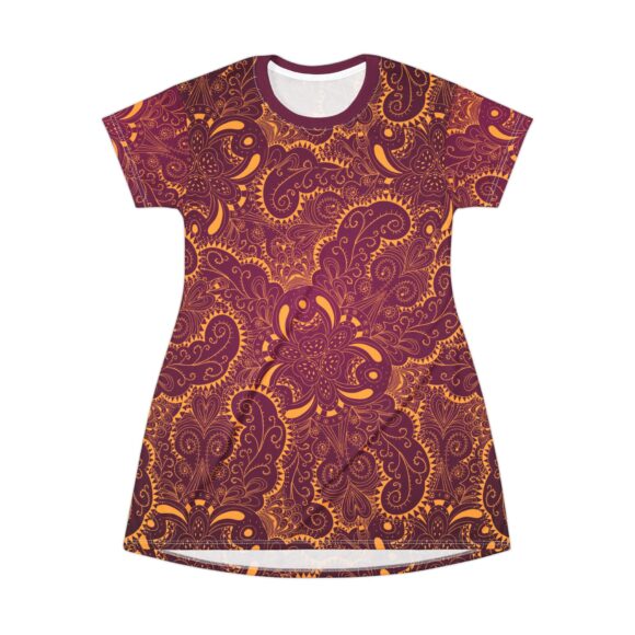 Boho Floral Tee Dress – Effortless Weekend Vibe - Image 2