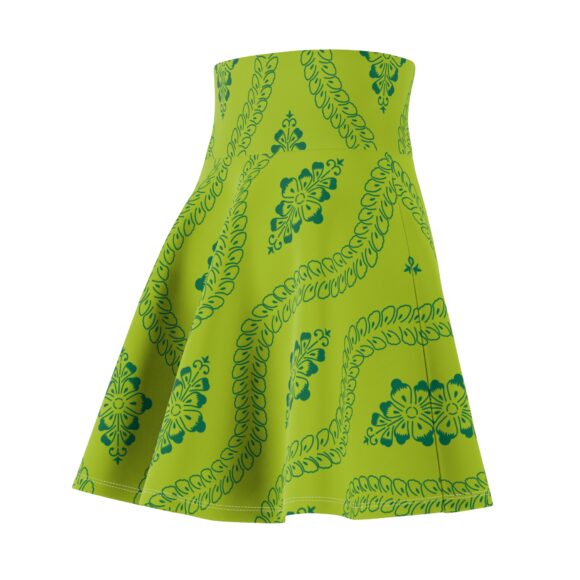 Vibrant Floral Women's Skater Skirt - Perfect for Summer Fun - Image 4