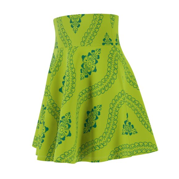 Vibrant Floral Women's Skater Skirt - Perfect for Summer Fun - Image 3