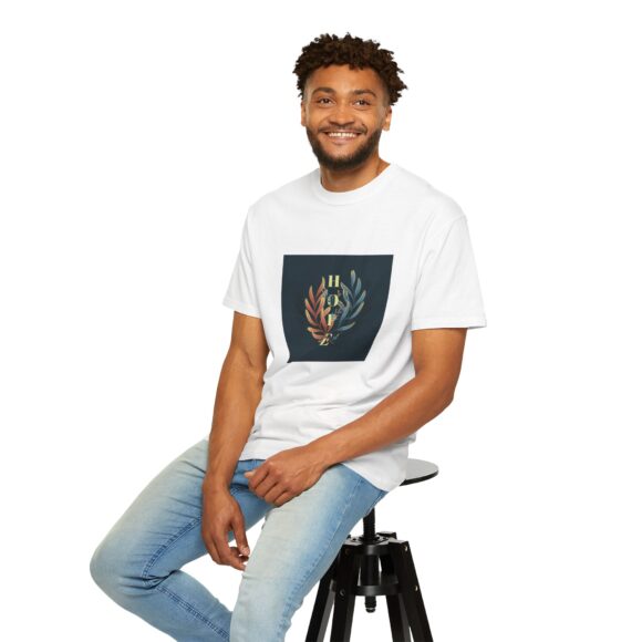 White 'House' Print Minimal Tee – Understated Style for Lounge Lovers - Image 6